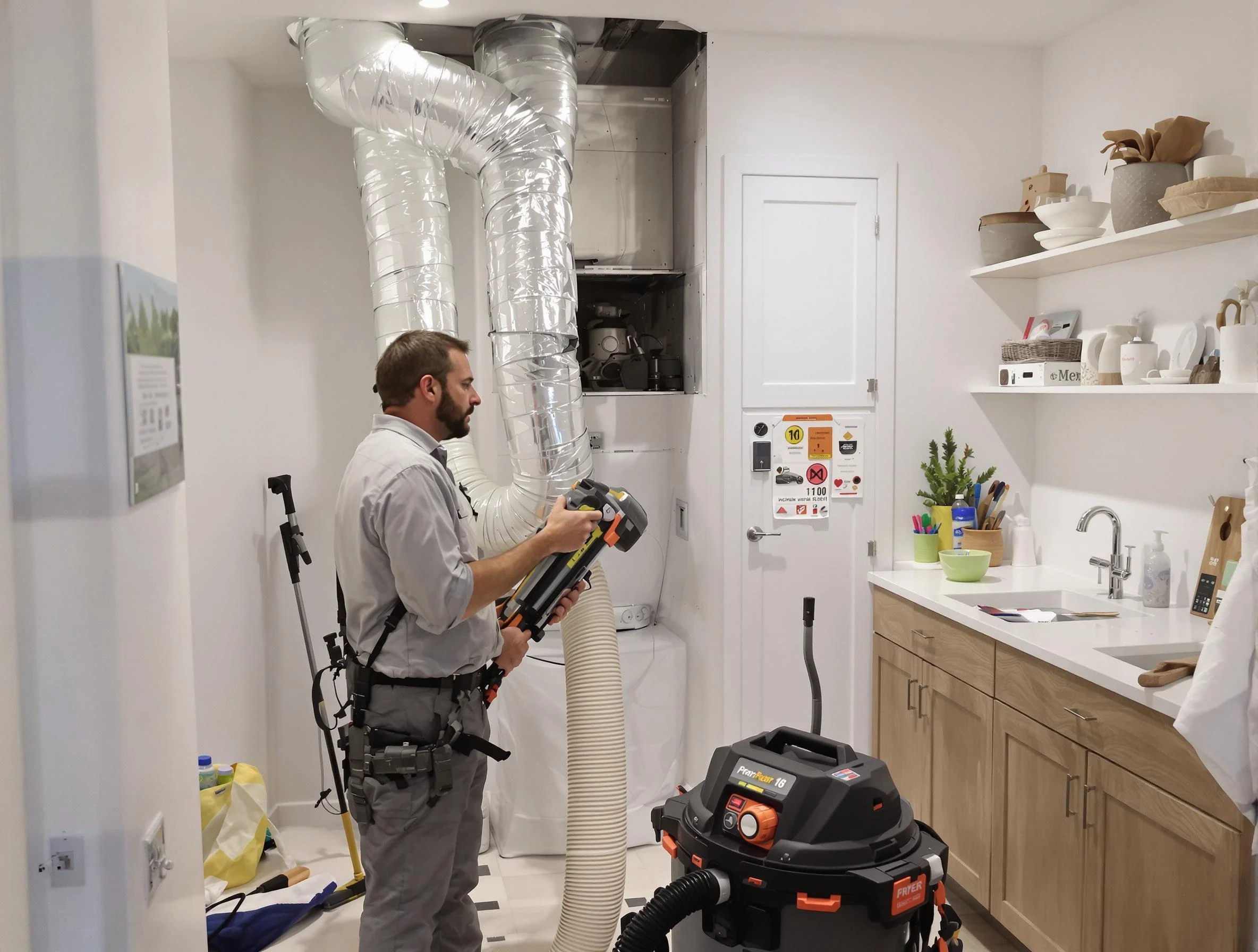 Clogged Dryer Vent Cleaning in Sandy