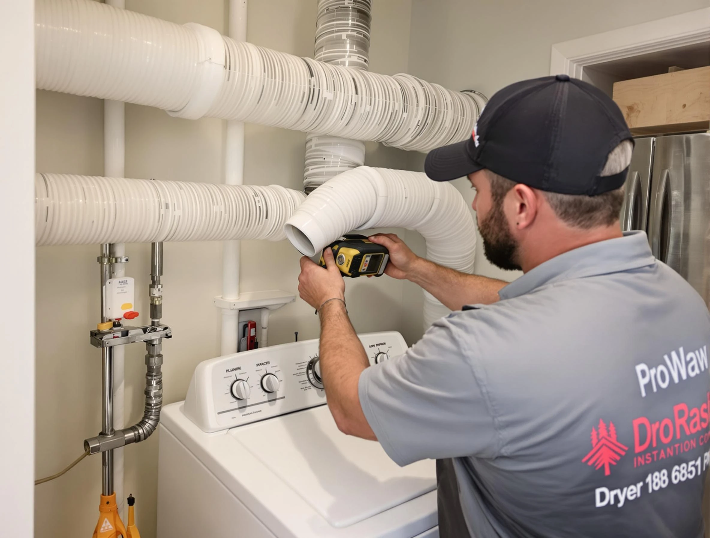 Professional dryer vent hose installation by Sandy Dryer Vent Cleaning in Sandy